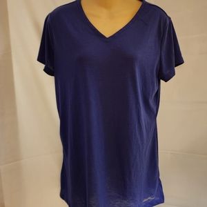EDDIE BAUR Woman's Size L short sleeved top.
